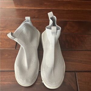 Zara kids Gray Knit High-Top Sneakers